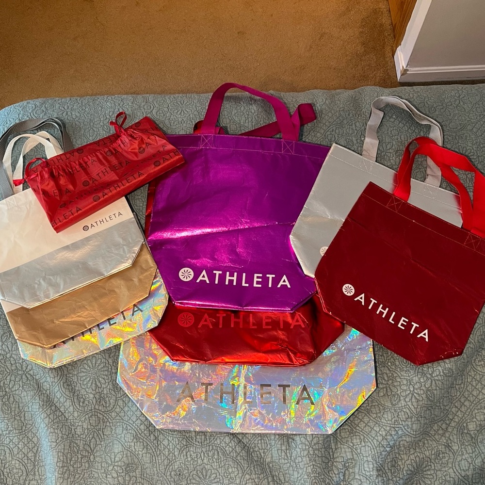 ATHLETA BRAND 9 Bundle Store Tote Bags